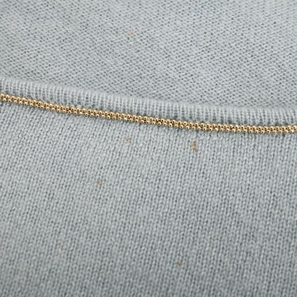 Brunello Cucinelli Sweater Sz XS Blue Cashmere Knit Pullover Quiet Luxury Italy - Picture 9 of 9